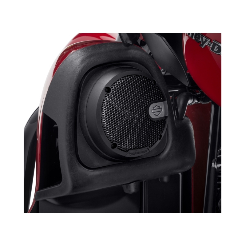 Audio powered by Rockford Fosgate - Stage I Twin-Cooled Fairing Lower Speakers