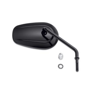 Tapered Long Stem Black Mirror - Right Side
