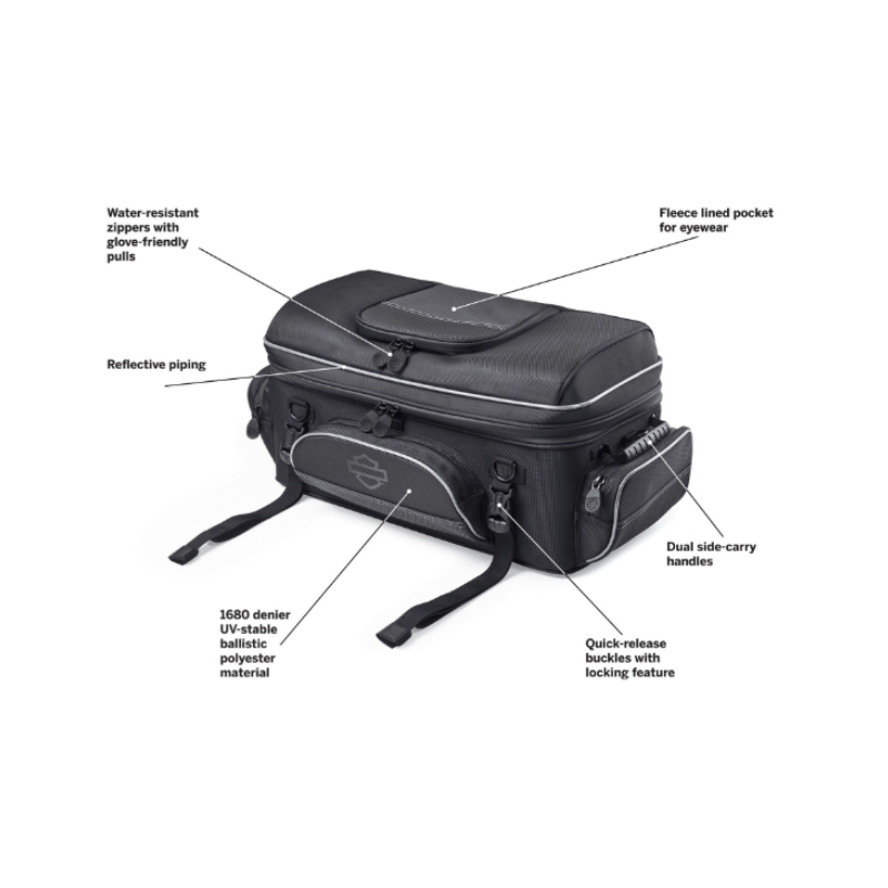 Onyx Premium Luggage Tour-Pak Rack Bag
