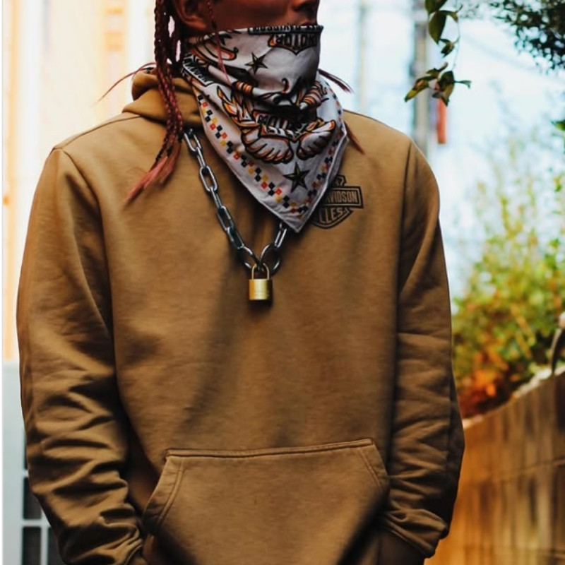 Eagle Soars Alone Slub Hoodie