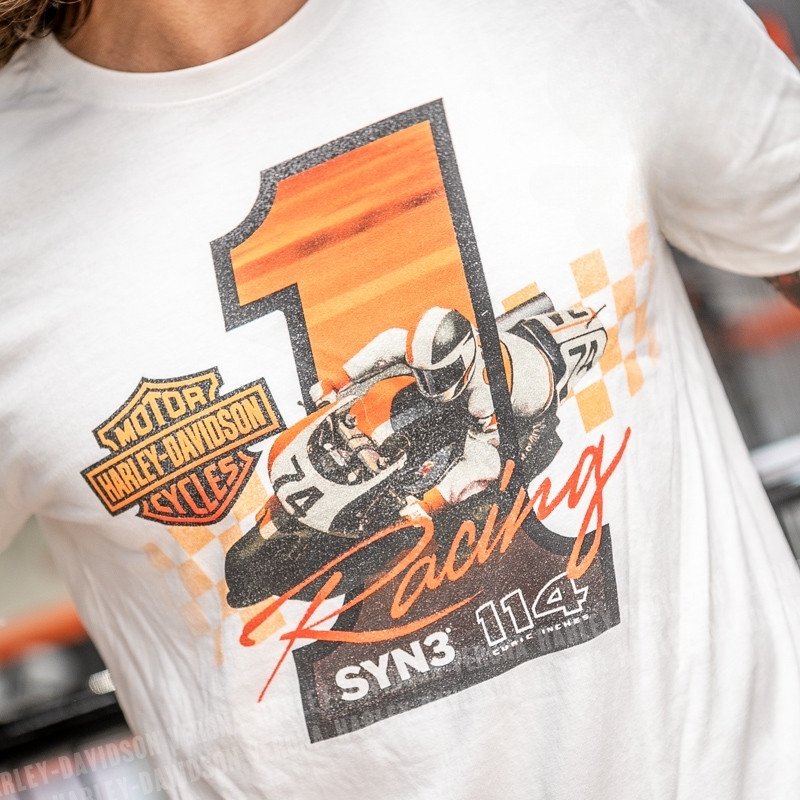 Men's H-D #1 Racer Tee