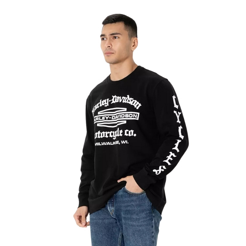 Men's Old English Stacked Bar & Shield Tee