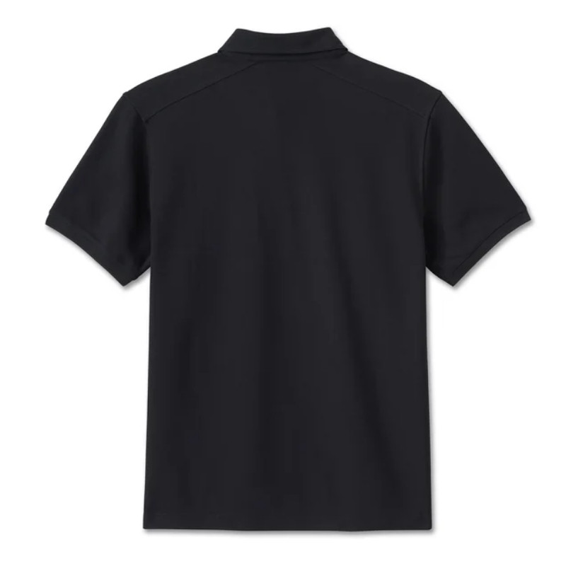 Stacked Bar & Shield Polo