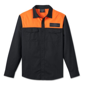 Men's Stacked Bar & Shield Long Sleeve Shirt