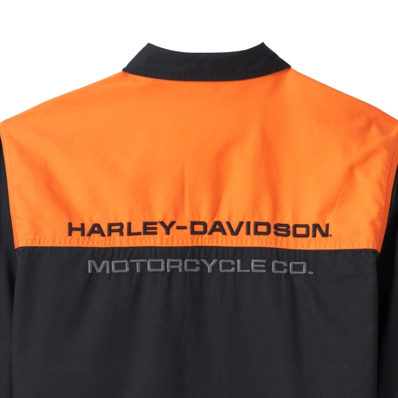 Men's Stacked Bar & Shield Long Sleeve Shirt