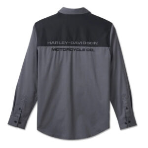 Stacked Bar & Shield Long Sleeve Shirt