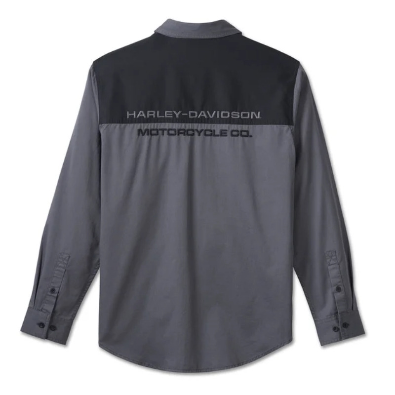 Stacked Bar & Shield Long Sleeve Shirt