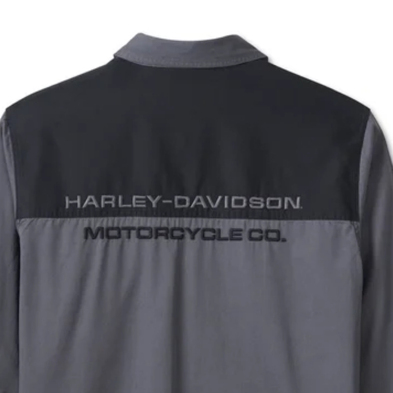 Stacked Bar & Shield Long Sleeve Shirt