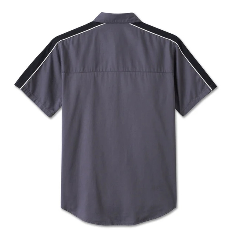 Stacked Bar & Shield Short Sleeve Shirt