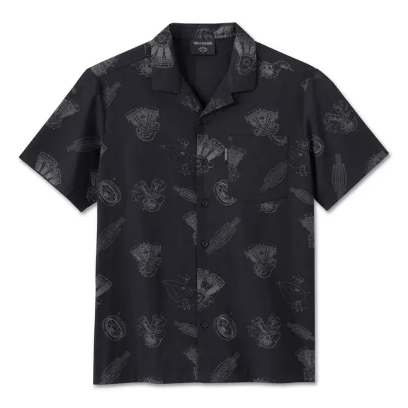 Men's Engine Aloha Short Sleeve Shirt