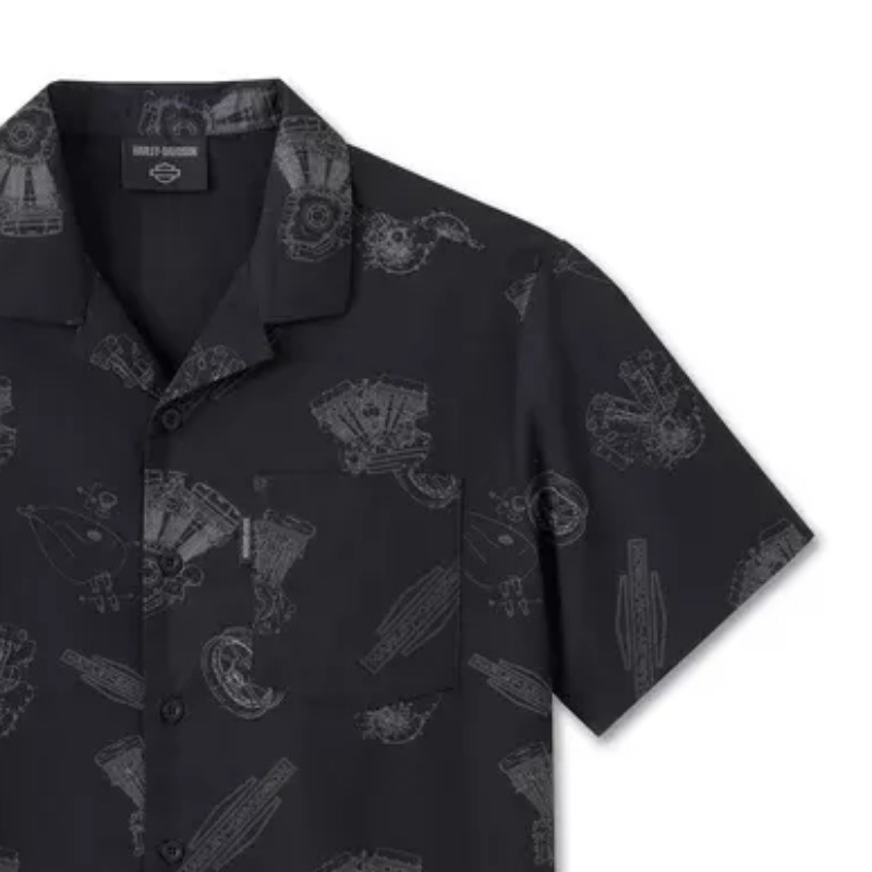 Men's Engine Aloha Short Sleeve Shirt