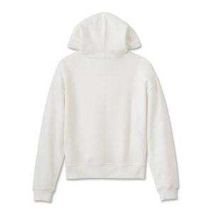 Women's Oversized Washed Bar & Shield Hoodie