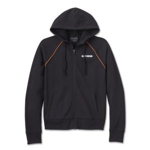 Women's Classic Bar & Shield Zip Front Hoodie