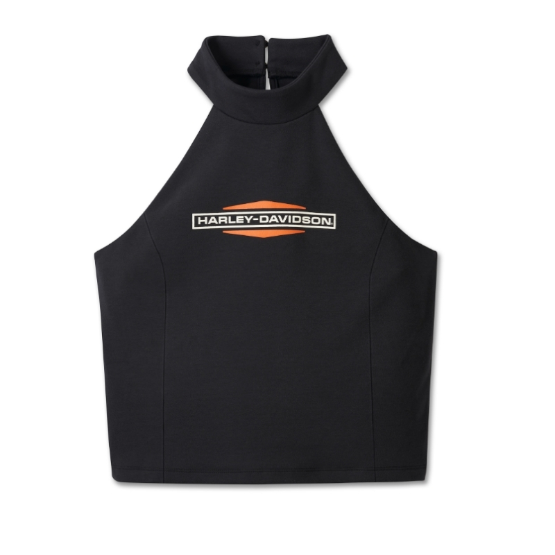 Women's Stacked Bar & Shield Halter