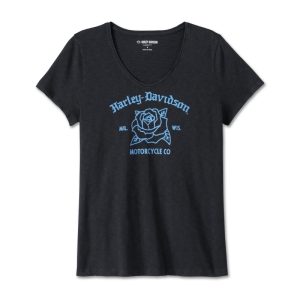 Women's United V-Neck Rosebud Tee