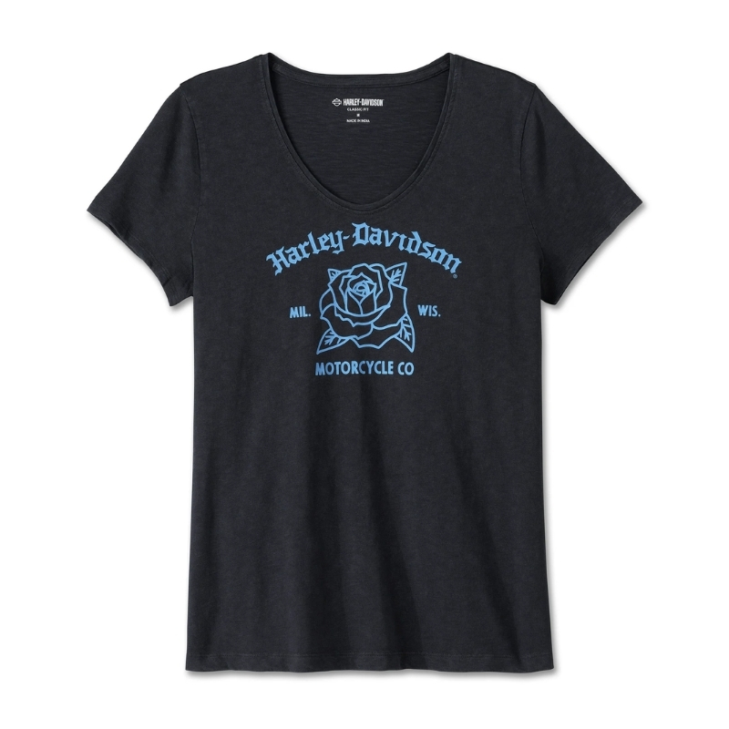 Women's United V-Neck Rosebud Tee