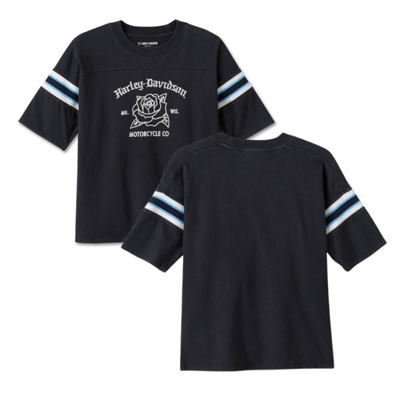 Women's Old English Rose Boxy Tee