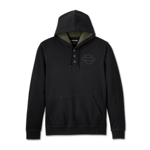 Cowboy Rider Hooded Henley
