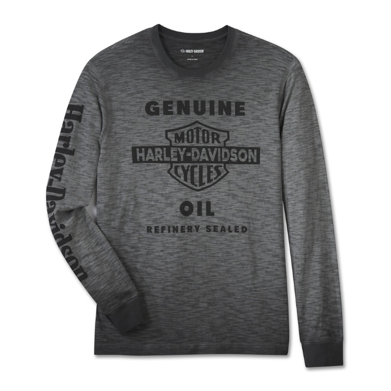 Men's Oil Can Slub Long Sleeve Tee