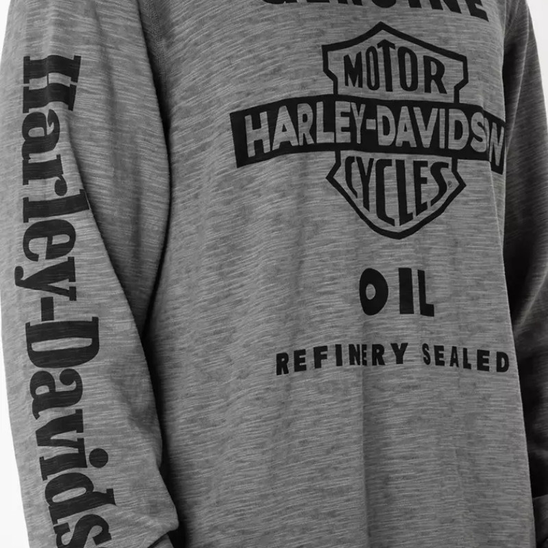 Men's Oil Can Slub Long Sleeve Tee