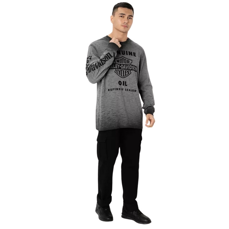 Men's Oil Can Slub Long Sleeve Tee