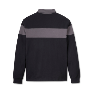 Men's Bar & Shield Long Sleeve Polo