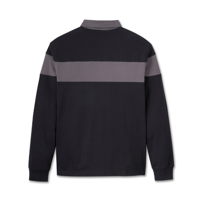 Men's Bar & Shield Long Sleeve Polo