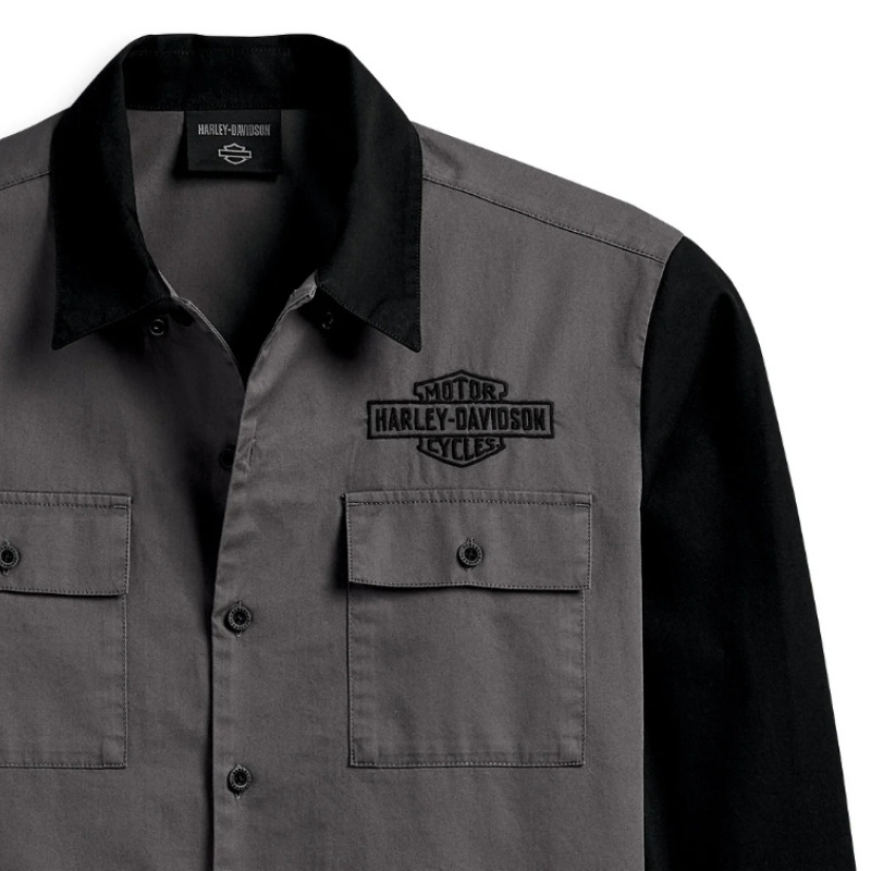 Men's Mechanic Shirt - colourblocked
