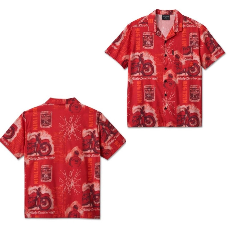 Men's Roaring Aloha Short Sleeve Shirt