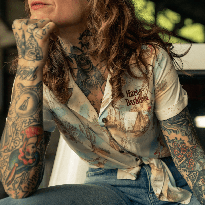 Women's Out West Printed Woven Shirt