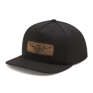 Willie G. Silver Wings Leather Patch Adjustable Baseball Cap