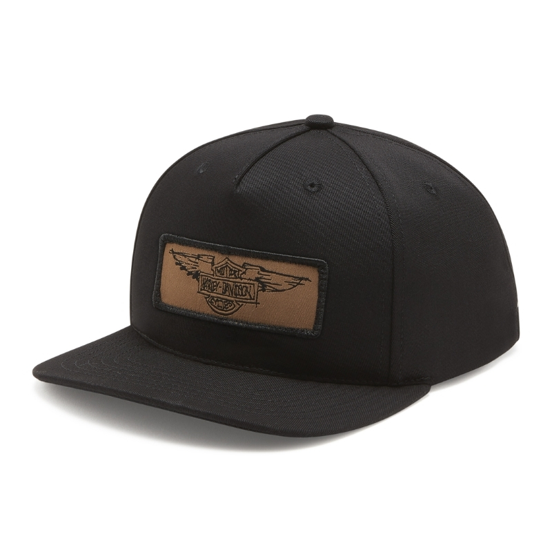 Willie G. Silver Wings Leather Patch Adjustable Baseball Cap