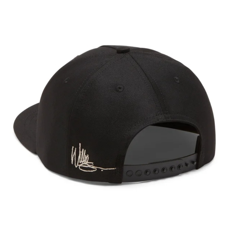 Willie G. Silver Wings Leather Patch Adjustable Baseball Cap