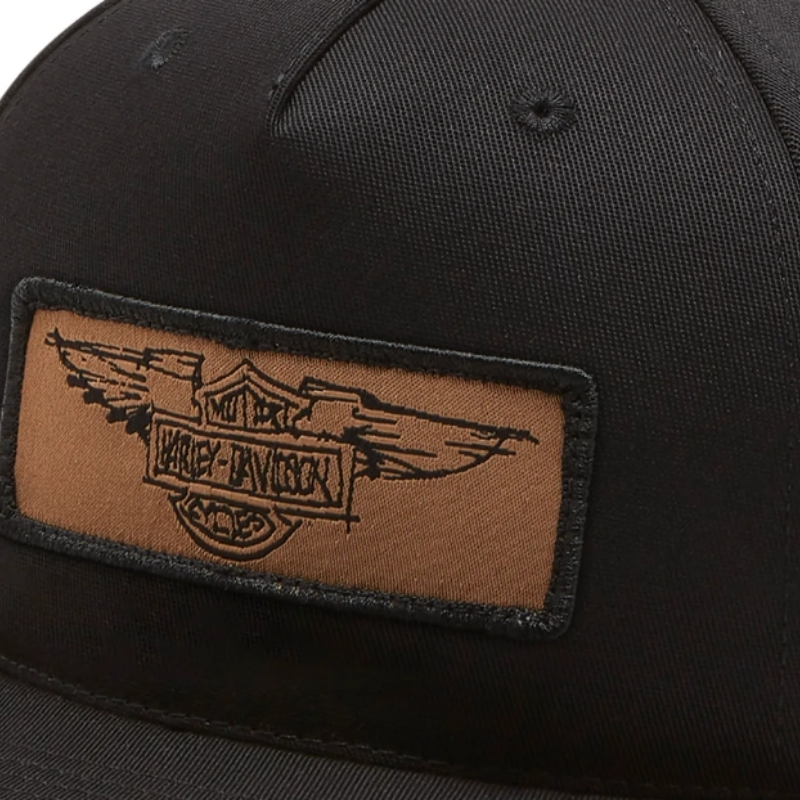 Willie G. Silver Wings Leather Patch Adjustable Baseball Cap