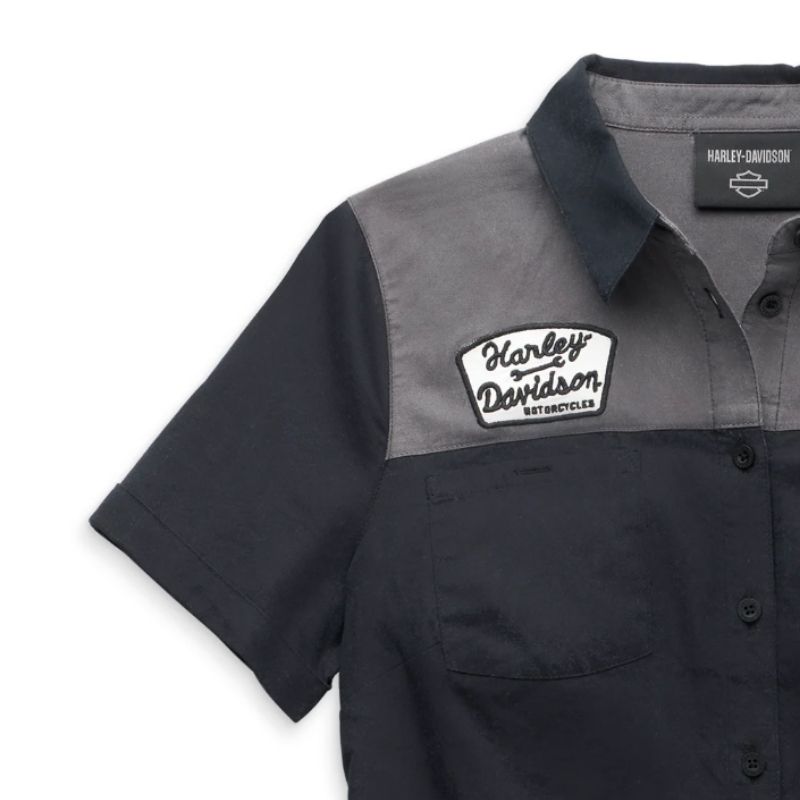 Women's Modern Mechanic colourblock Shirt