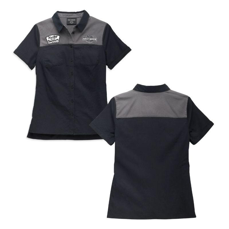 Women's Modern Mechanic colourblock Shirt