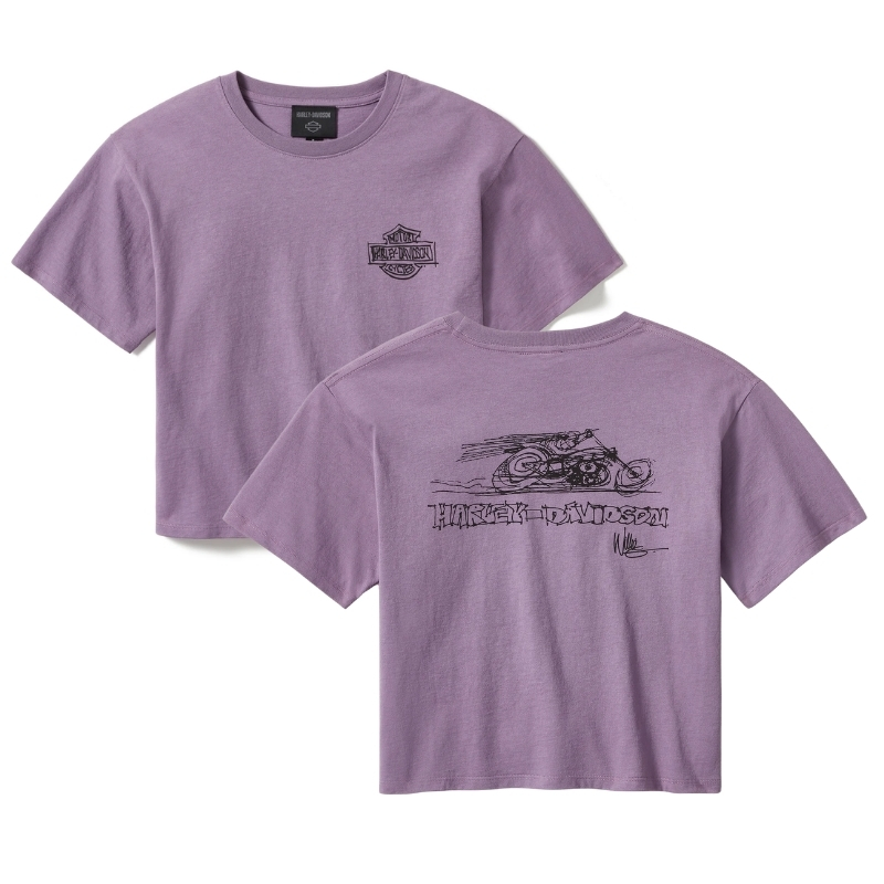 In the Wind Rider Sketch Art Boxy Tee