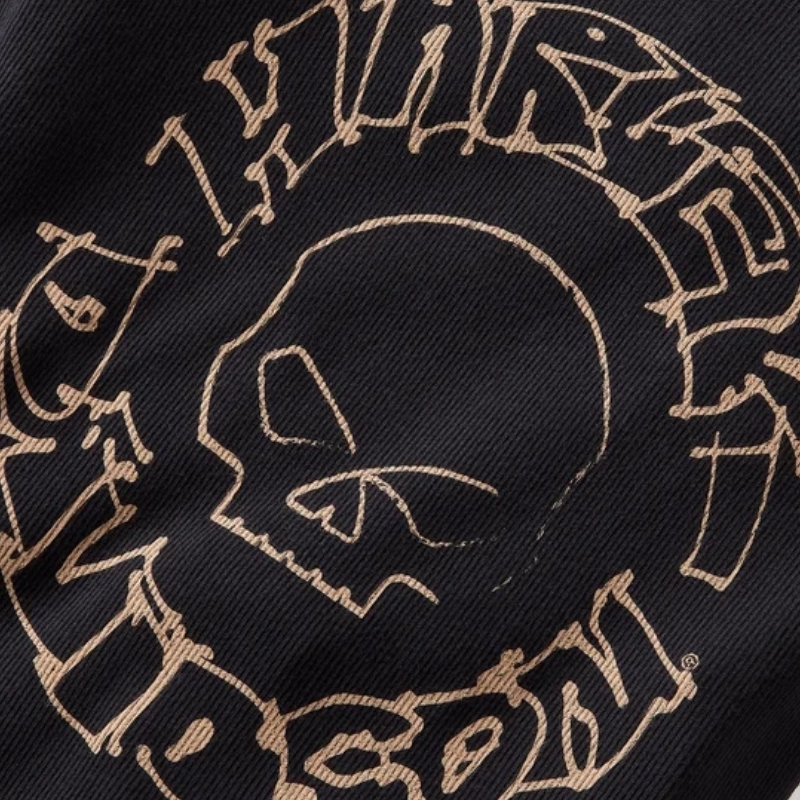 Women's Willie G Circle Skull Sketch Art Ribbed Tank