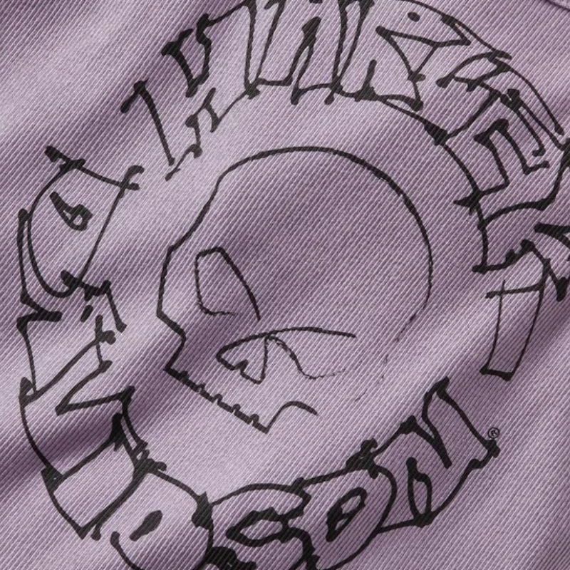 Women's Willie G Circle Skull Sketch Art Ribbed Tank