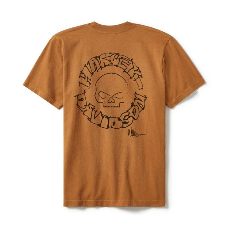 Willie G Circle Skull Sketch Art Short Sleeve