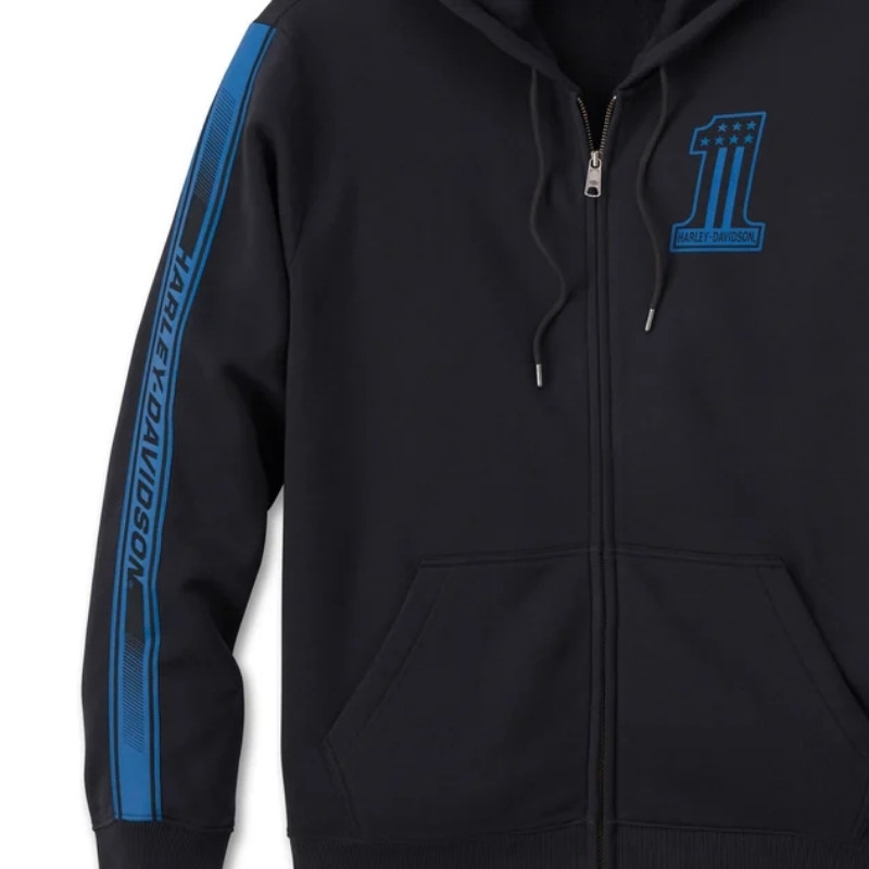 Men's #1 Racer Zip-Up Hoodie