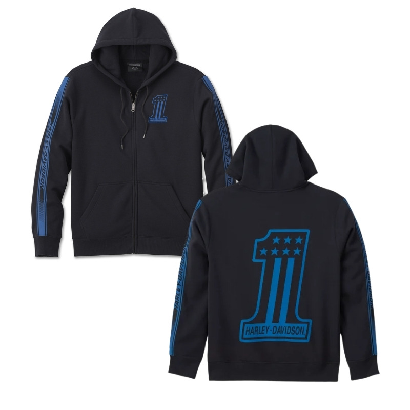 Men's #1 Racer Zip-Up Hoodie