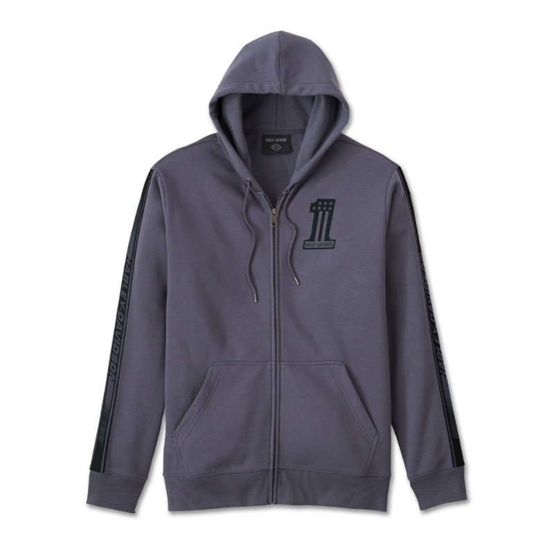 Men's #1 Racer Zip-Up Hoodie