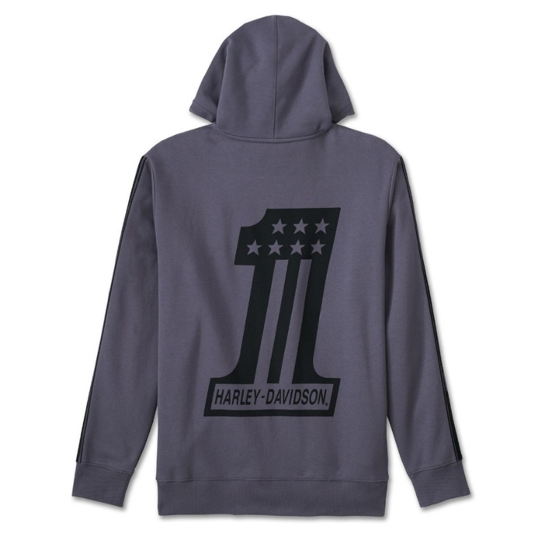 Men's #1 Racer Zip-Up Hoodie