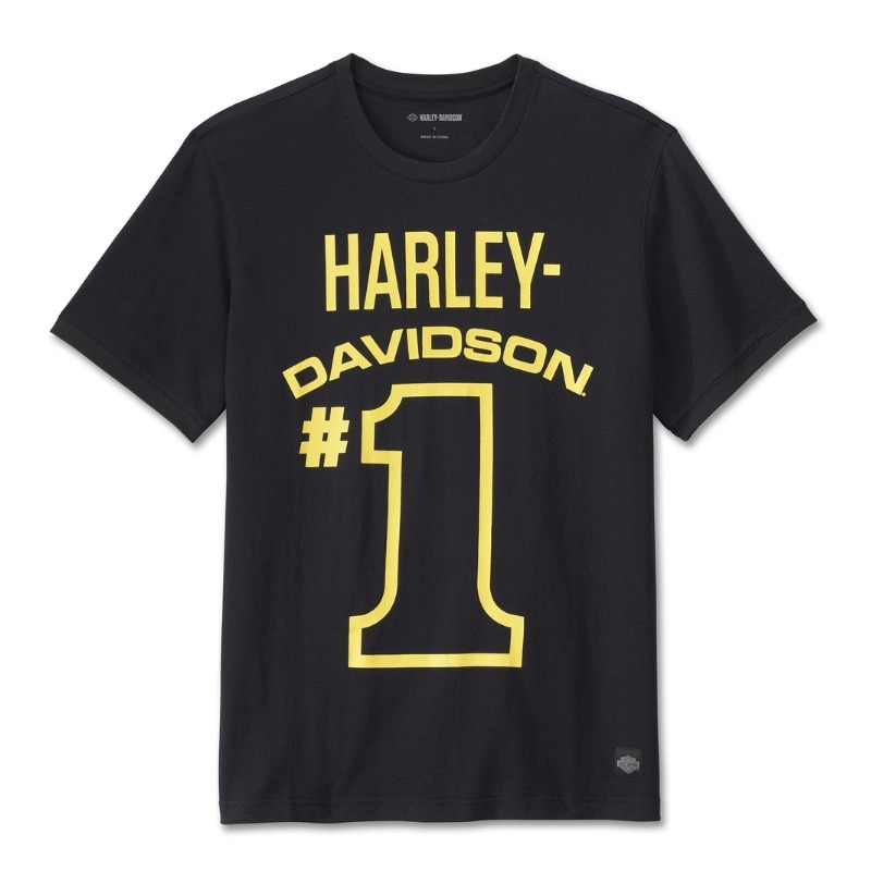 Men's #1 Racing Mesh Ringer Tee