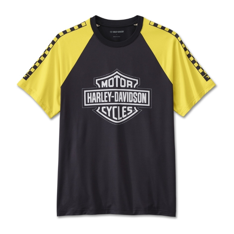 Men's Bar & Shield Raglan Short Sleeve Tee