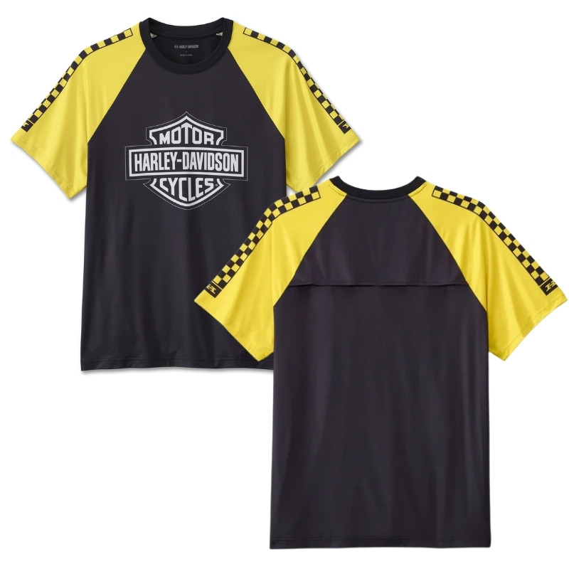 Men's Bar & Shield Raglan Short Sleeve Tee