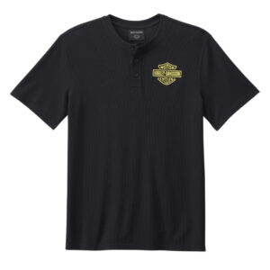 Men's Bar & Shield Racing Short Sleeve Henley
