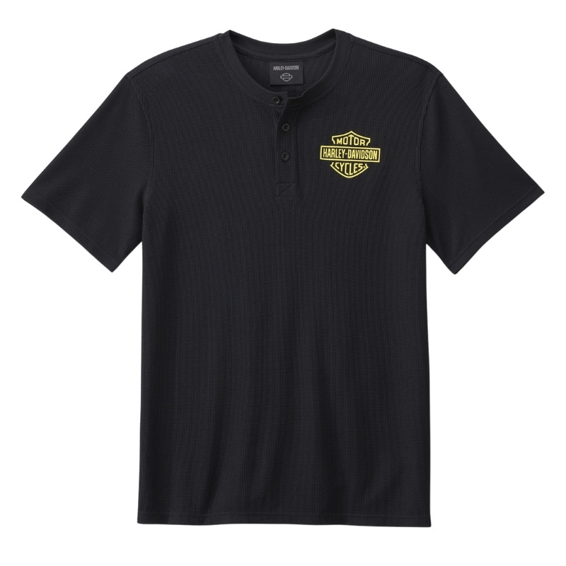 Men's Bar & Shield Racing Short Sleeve Henley