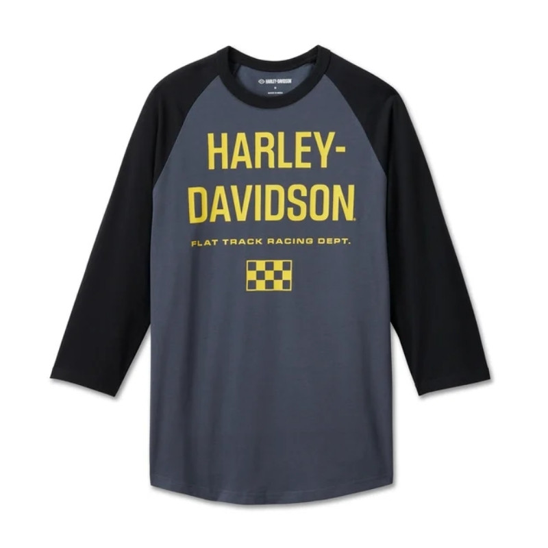 Men's Throttle Back 3/4 Sleeve Tee